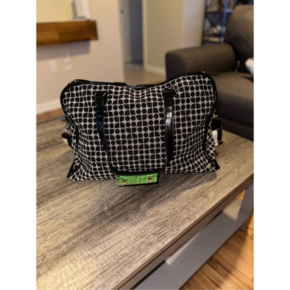 Kate Spade Noel Print Duffle Weekender duffle Bag - Picture 6 of 9